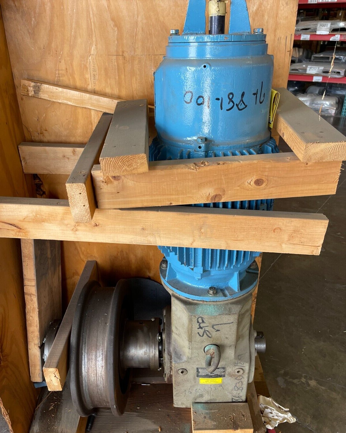 BROOK CROMPTON Motor Gear Wheel Assembly for Gantry Crane 5 hp 1150 RPM 230/460