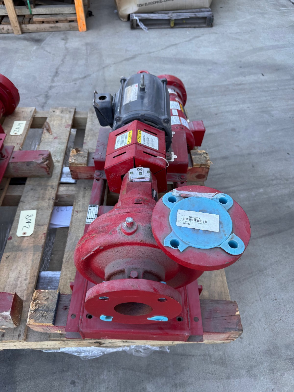 BELL & GOSSETT PUMP 21/2" X 3" X 6.625" IMPELLAR ZN6 8 1510 3 HP 203 GPM@85' 175