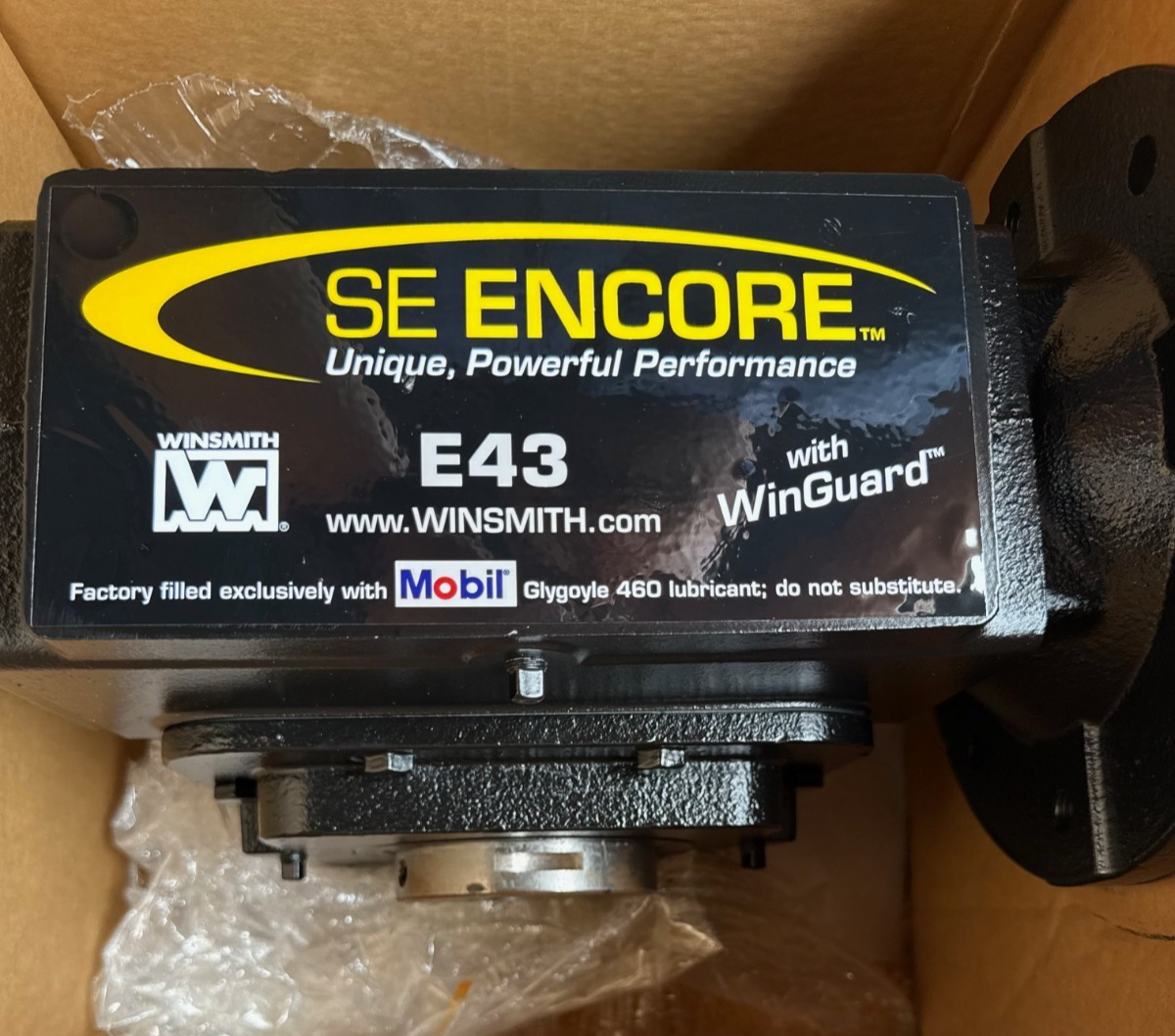 SE ENCORE WINSMITH GEAR REDUCER 1XNC MOD EM43DSS53270FA 1750 RPM IN 40 TO 1 RATI