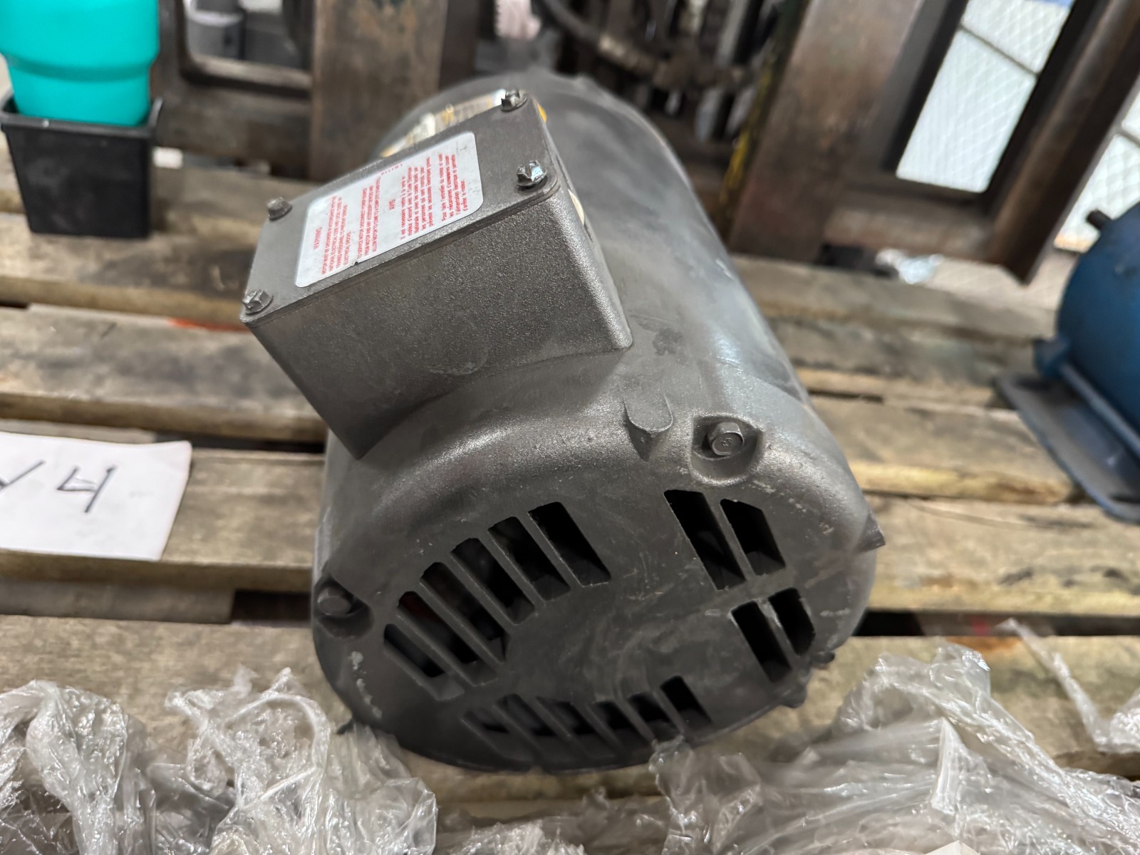 BALDOR MOTOR Y4 5HP MODEL 36F544-106 3460 RPM 200-230/460V 3PH 13.4-11.5/5,7 AMP