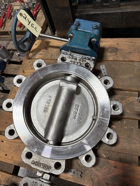 Used DEZURICK 10" 150 LB LUG HI PERF BUTTERFLY VALVE BHP 9610662R001 2YGA 2YGB 2YGC