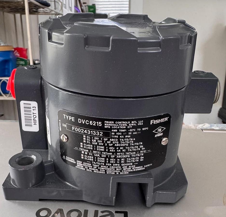 Used FISHER TRANSDUCER DVC6215 2YV6