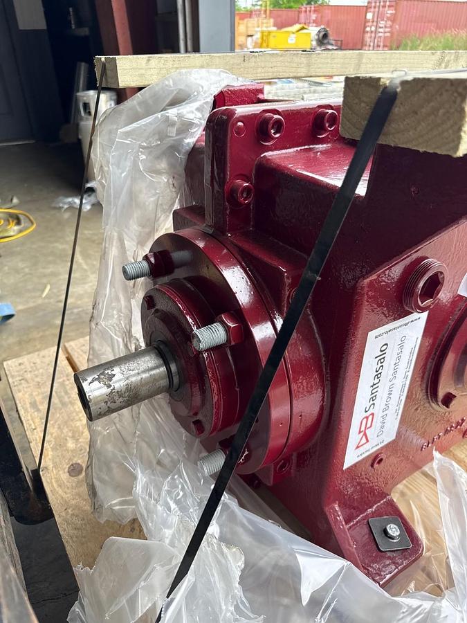 DB SANTASALO GEAR REDUCER 2XR 2XT MODEL 1KC225M F1-114598 RATIO 206 TO 1