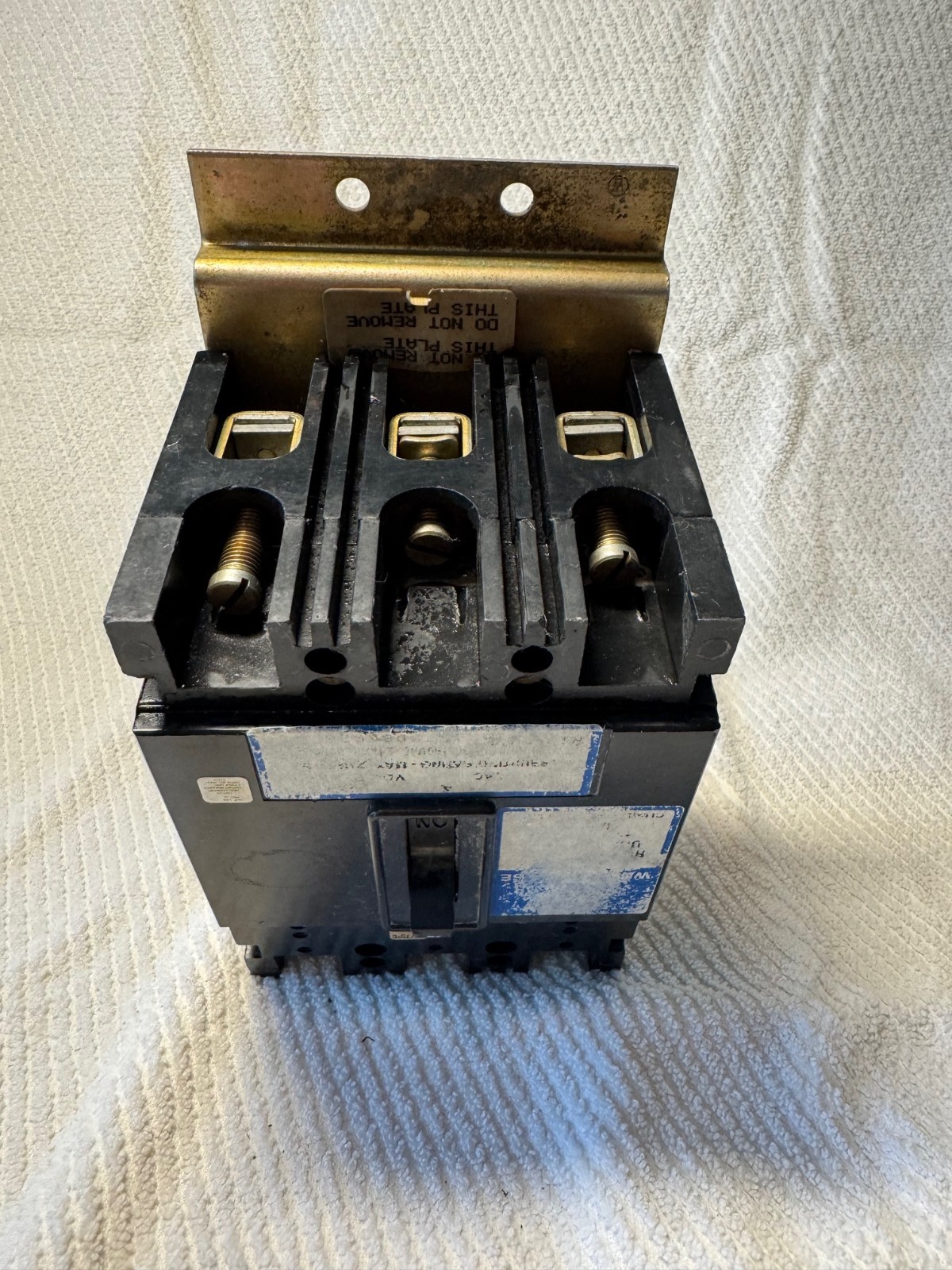 70 AMP WESTINGHOUSE POWER CURRENT LIMITING CIRCUIT BREAKER  ZZ2  600 V 3 POLE