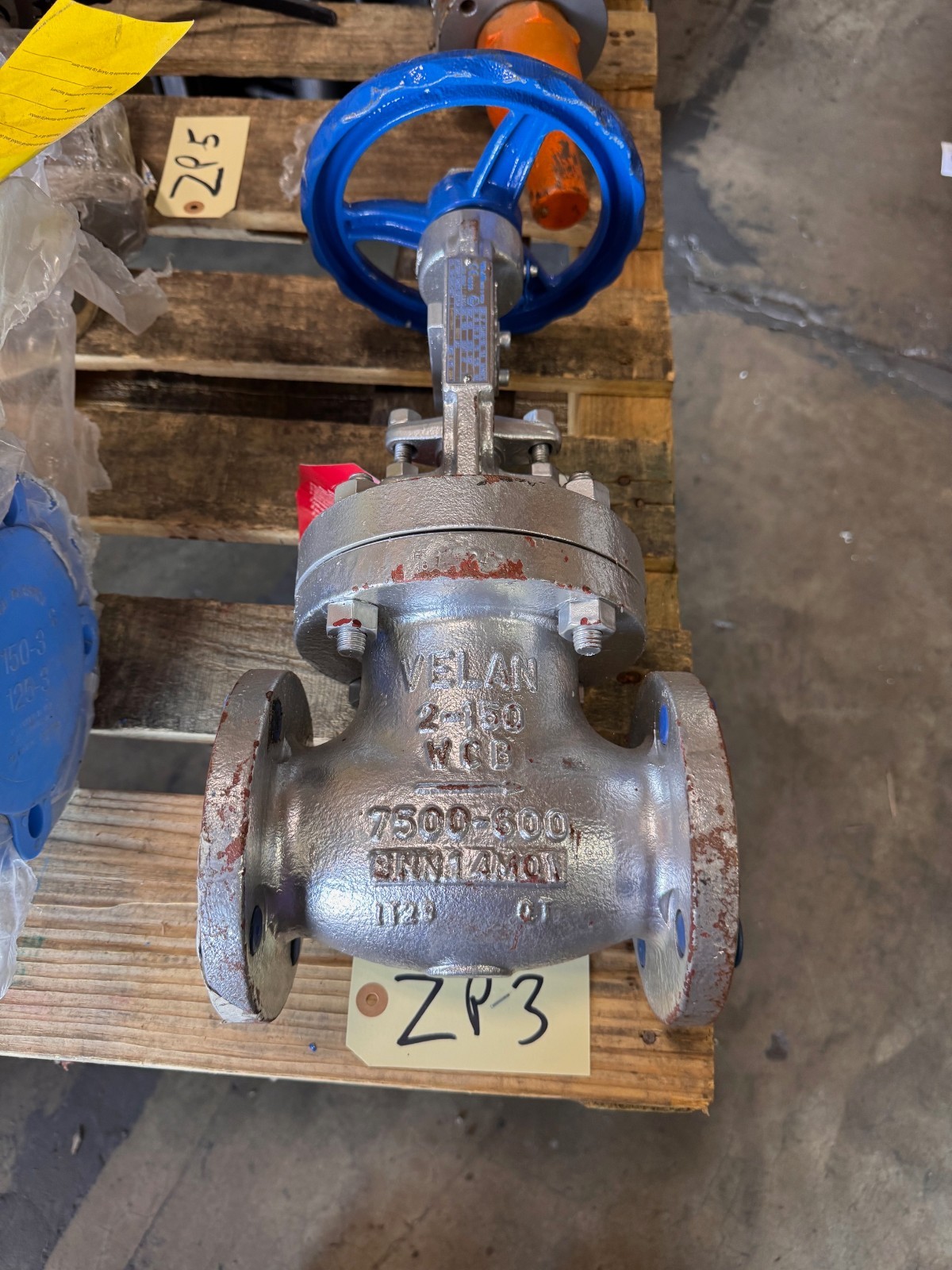 VELAN 2" 150 RF GLOBE VALVE WCB ZP3
