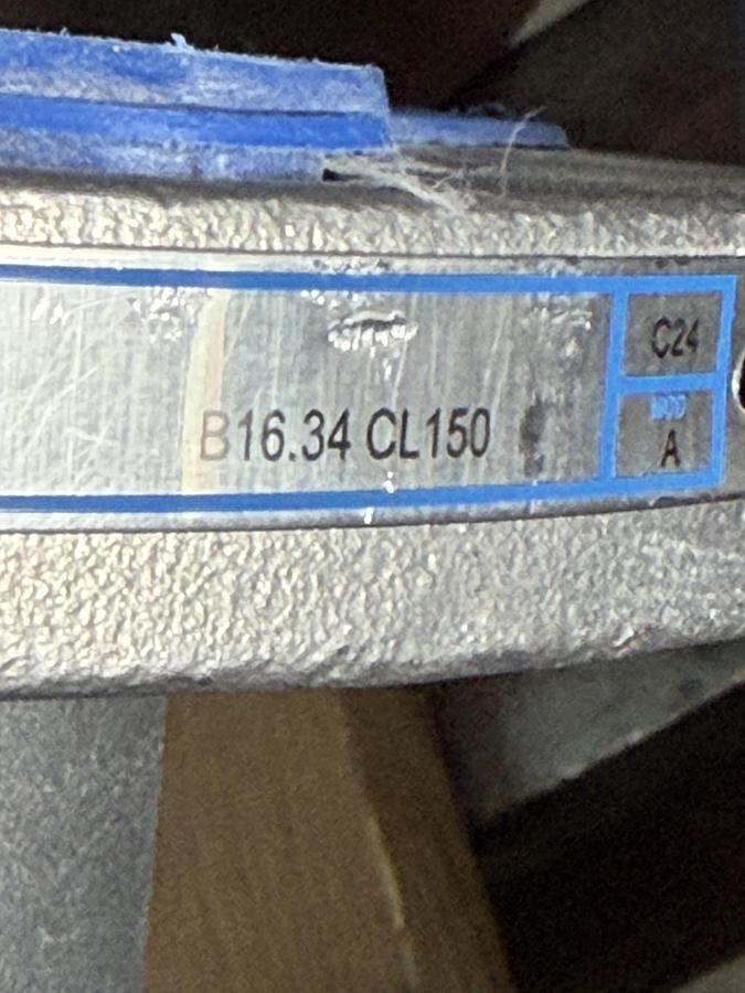 JAMESBURY 2" 150 RF BALL VALVE RP FIG # 2" 7150313600XTZ2 316 BODY