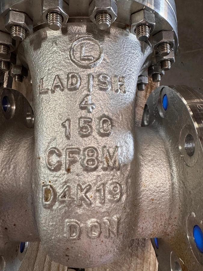 LADISH 4" 150 RF GATE VALVE 316 SS ZA4