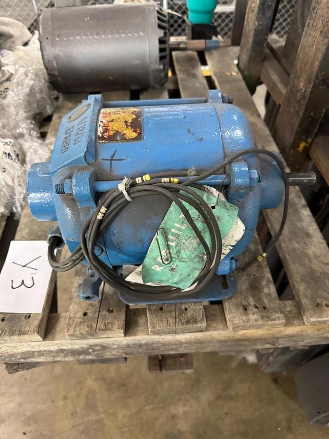 DC MOTOR Y3 1/2 HP MODEL 5BC 76.AB 709C 1725 RPM 180 VOLT DC 2.5 AMP