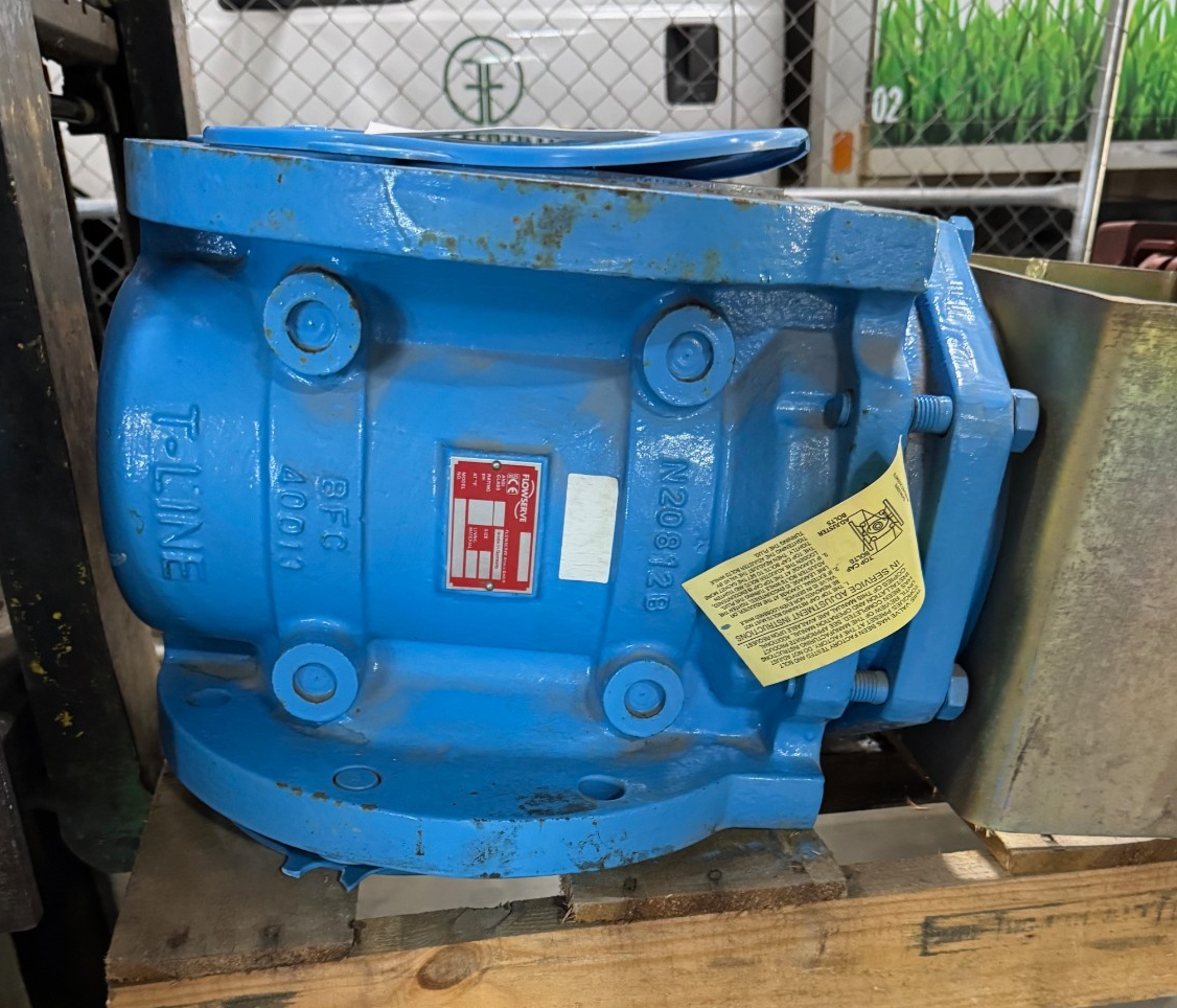 8" 150 RF PLUG VALVE DURCO PFA LINED 8-T4E-11C11D1EENW VA20C