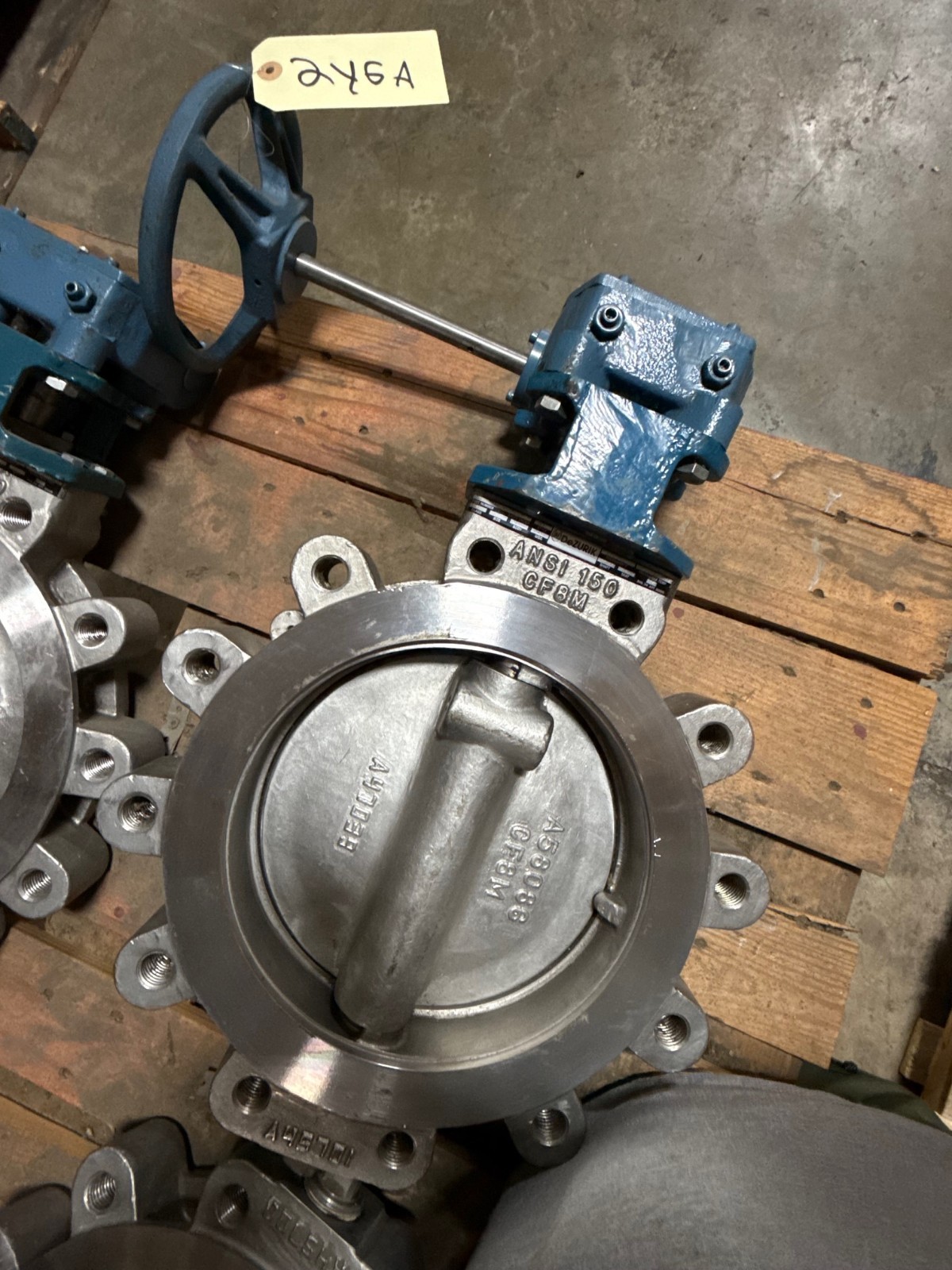 Used DEZURICK 10" 150 LB LUG HI PERF BUTTERFLY VALVE BHP 9610662R001 2YGA 2YGB 2YGC