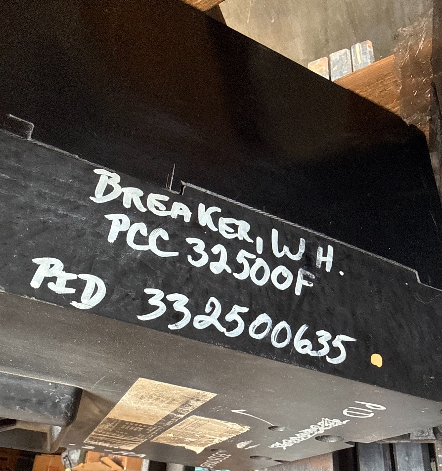 Refurbished Westinghouse 2500 AMP BREAKER PC32500F 2KA PC FRM 3P 600V 1600 A TRIP 2YW3 2YW4