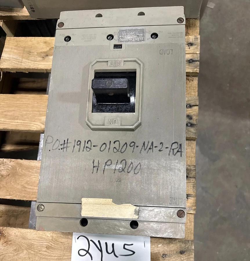 Refurbished WESTINGHOUSE 1200AMP BREAKER HP1200CSN WITH TRIP UNIT 2YU5