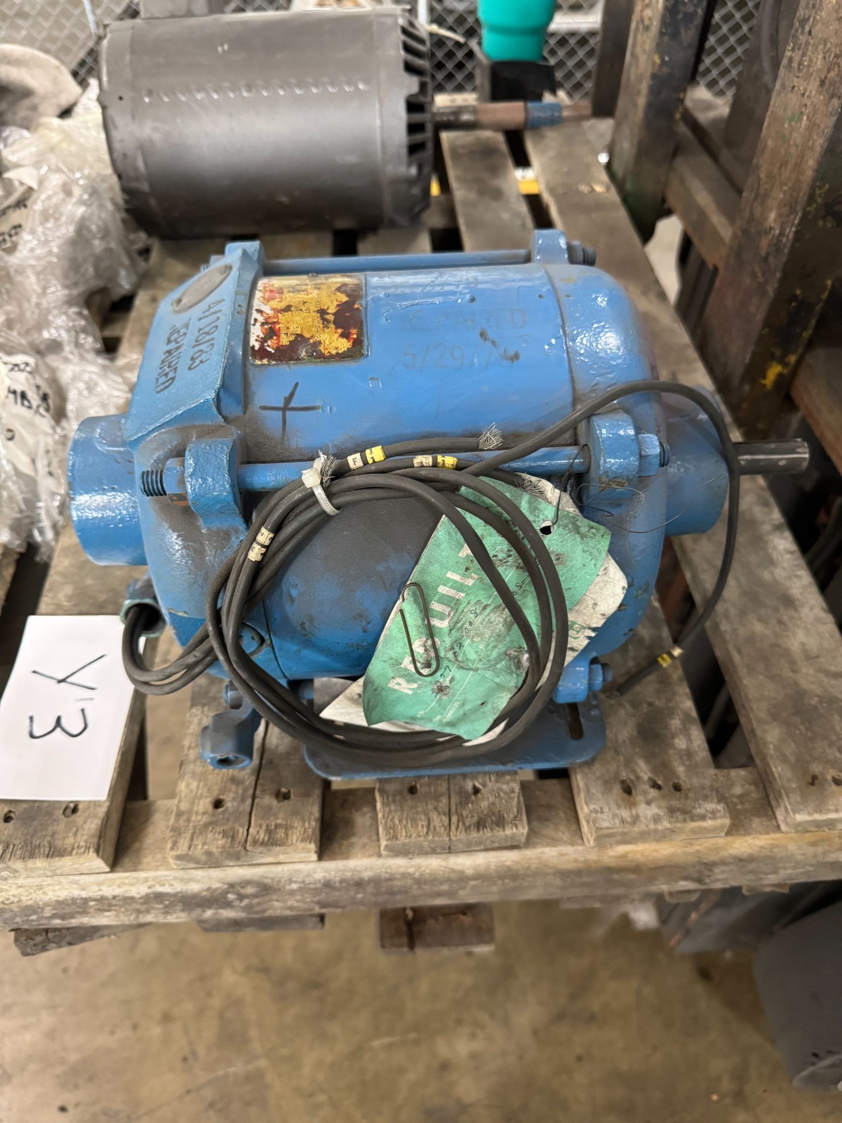 DC MOTOR Y3 1/2 HP MODEL 5BC 76.AB 709C 1725 RPM 180 VOLT DC  2.5 AMP