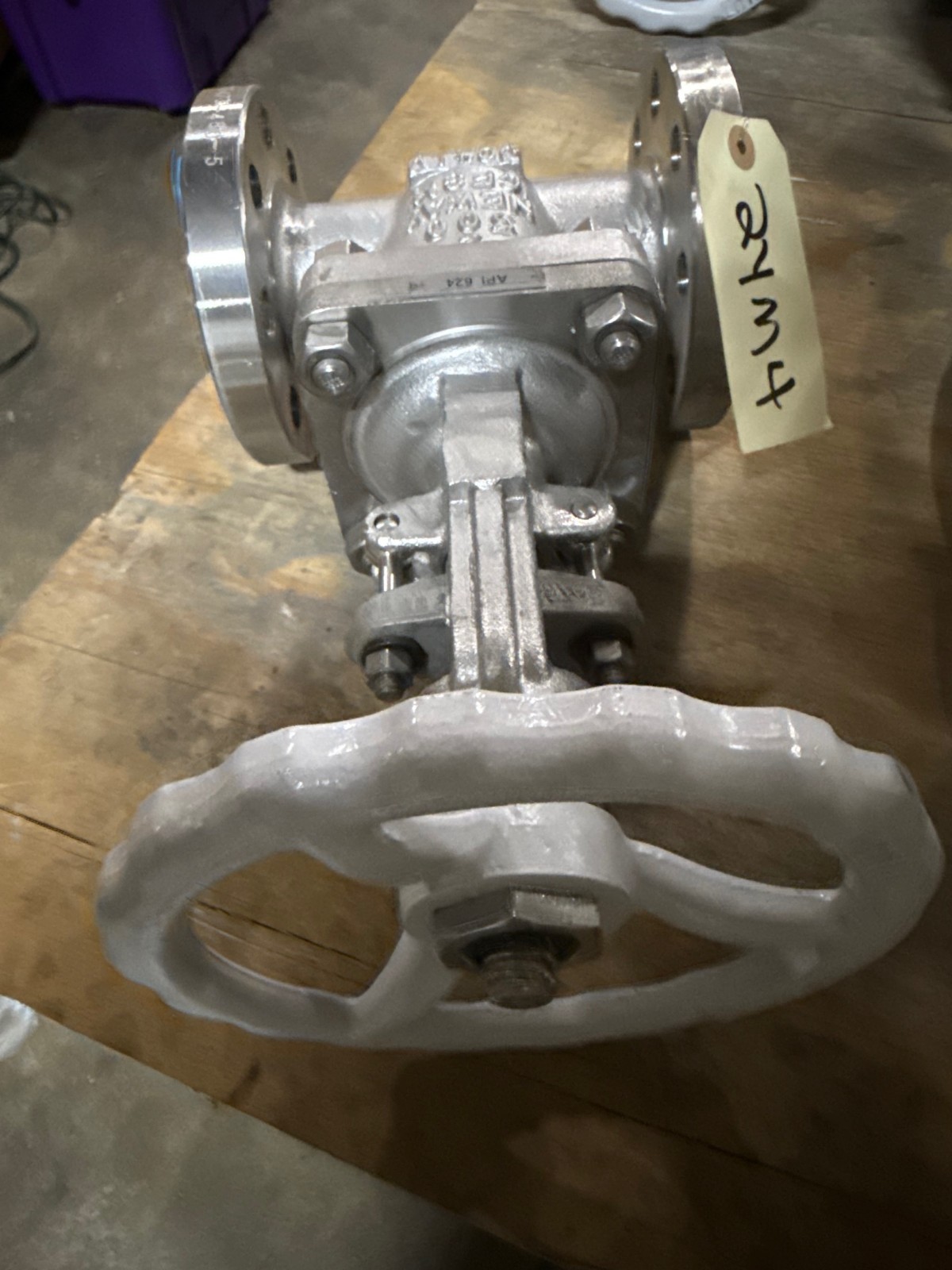 Used 2" 300 RF GATE VALVE 316 SS HANDWHEEL OP NEWAY 2G3RG12-6-GRA-ULE 2YM2 3 4