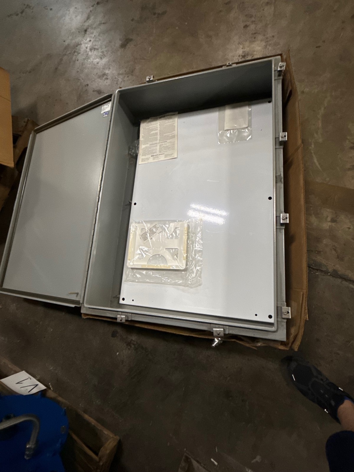 WIEGMANN ENCLOSURE MODEL N4423008  42 X 30 X 8 AD8 STEEL ENCLOSURE