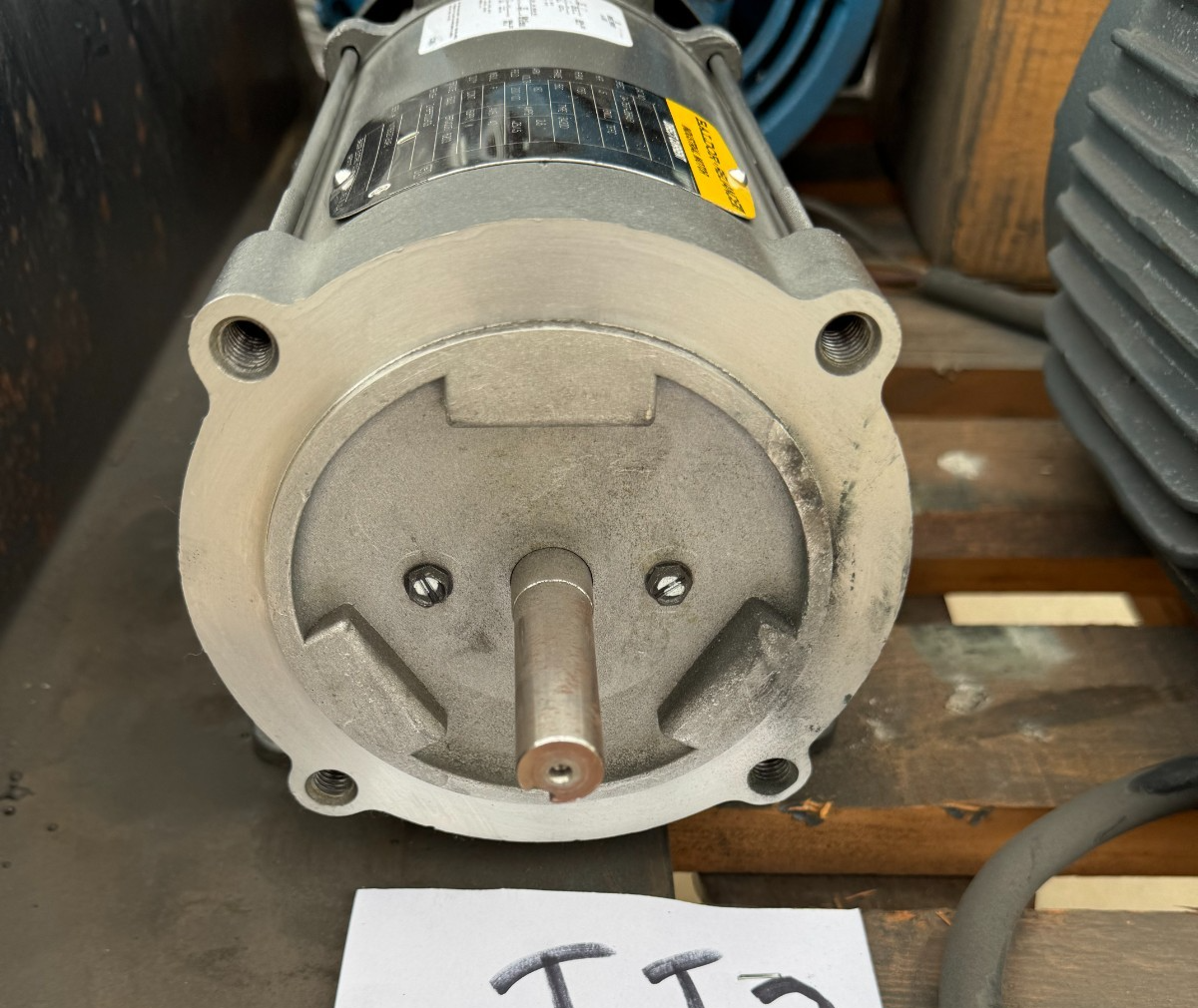 BALDOR DC MOTOR DOUBLE SHAFTED JJ3 .5 HP MODEL 34-7537-2684G1 1750 RPM