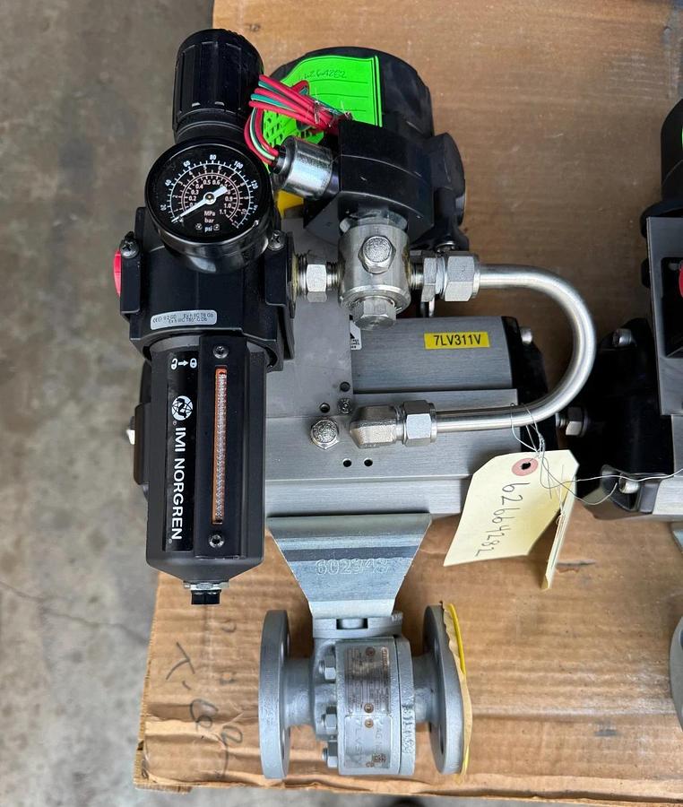 ARGUS 3/4" 150 RF FP BALL VALVE V20 MODEL FK79 CS BODY SS TRIM W ACTUATOR