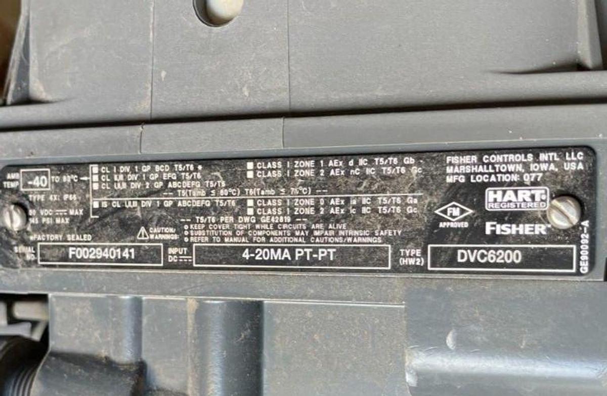 4" 150 LB LUG HP BUTTERFLY T-LINED NEOTECHA W DVC6200 TRANSDUCER AND BETTIS ACT