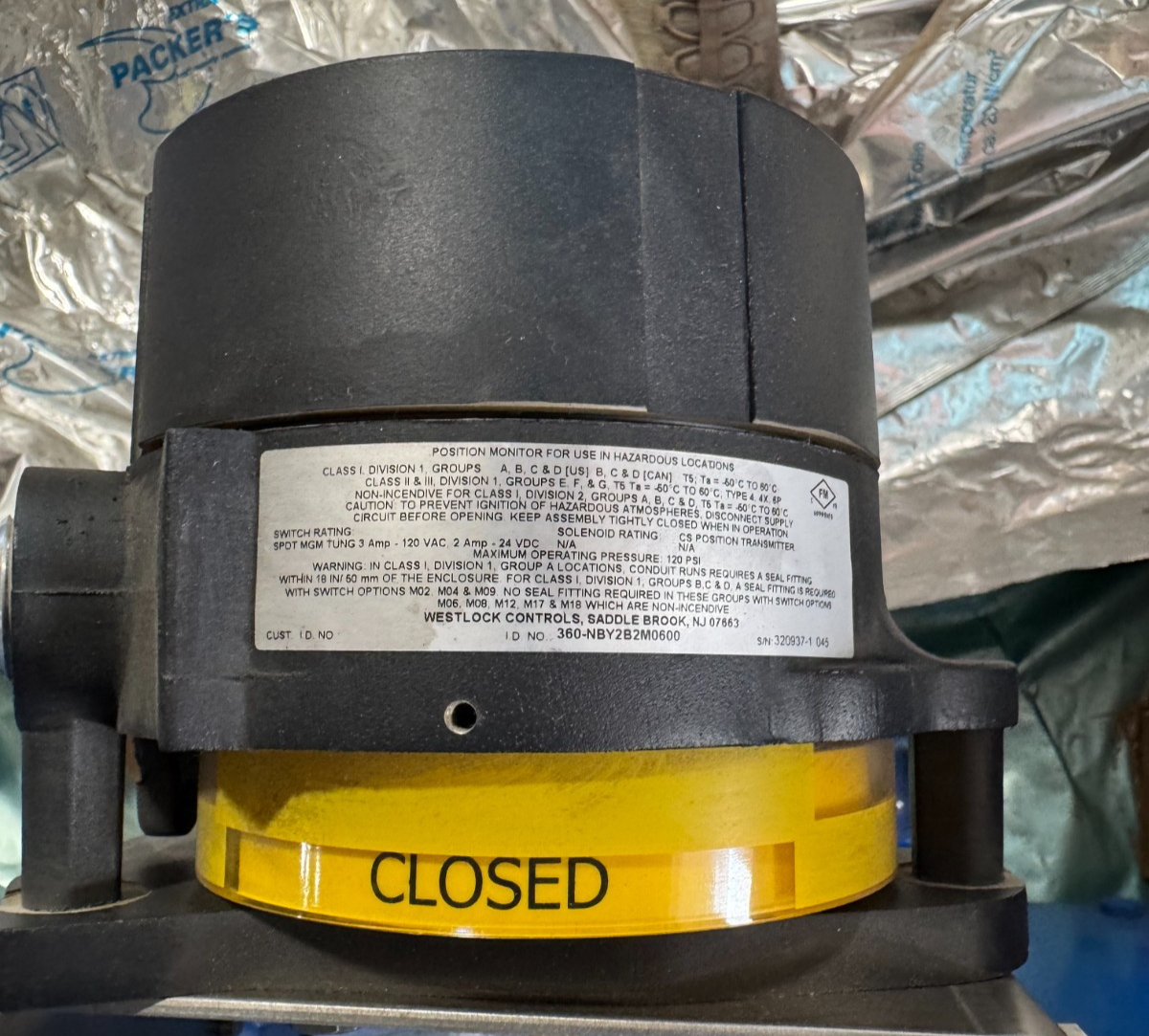 Used LIMITORQUE ACT LPS-30A-585B-FC2-3 W ARGUS 16" 150 RF FP BALL VALVE FK76M