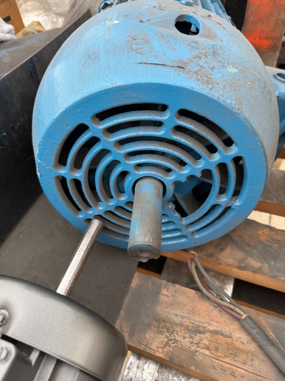 ALLIS-CHALMERS MOTOR JJ6 7.5 HP MODEL RGZF 1750 RPM 230/460 V 20.6/10.3 AMP 3 PH