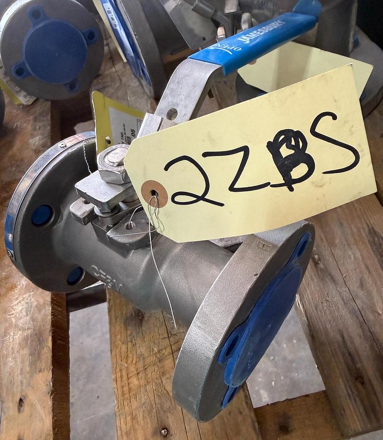 JAMESBURY 11/2" 150 RF BALL VALVE RP FIG # 11/2" 7150313600XTZ2 316 BODY