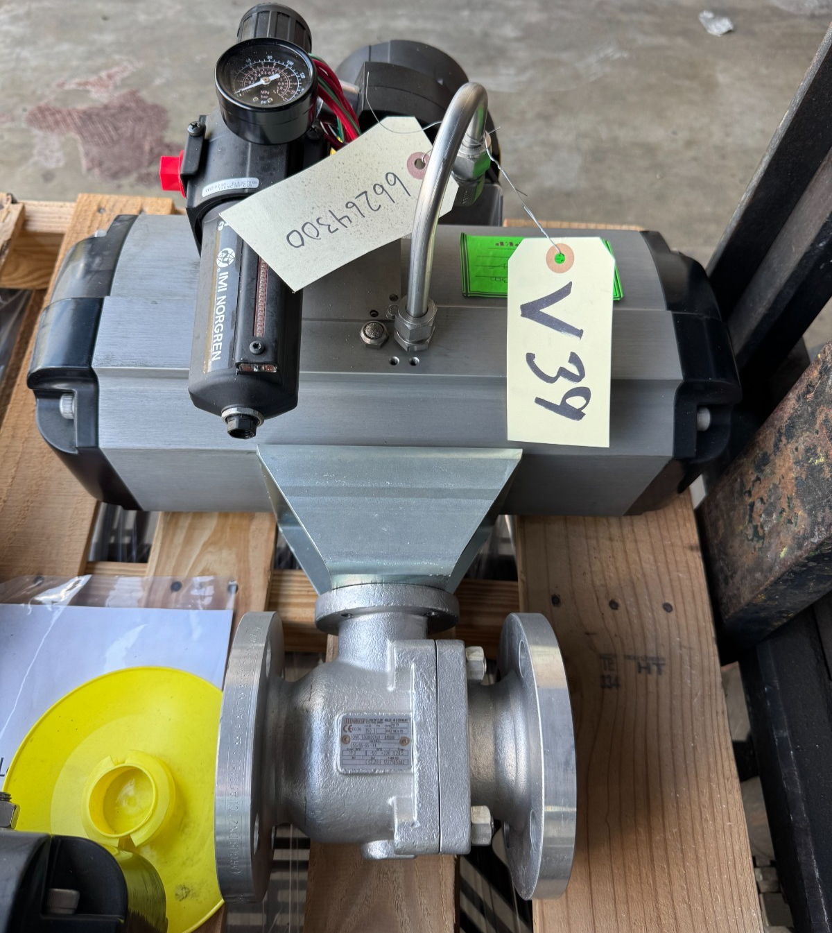 ARGUS 2" 150 RF FP BALL VALVE FK79 V39 SS BODY WITH AUTOMAX ACTUATOR S150S05