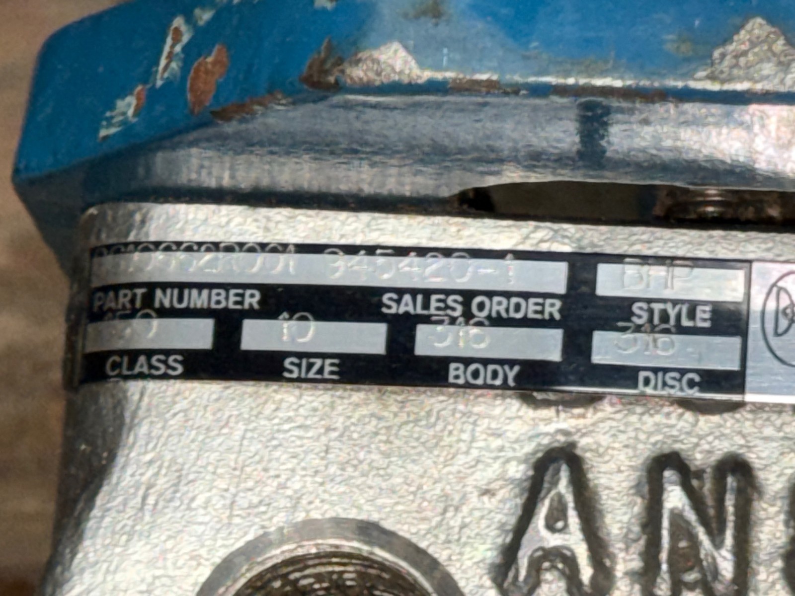Used DEZURICK 10" 150 LB LUG HI PERF BUTTERFLY VALVE BHP 9610662R001 2YGA 2YGB 2YGC