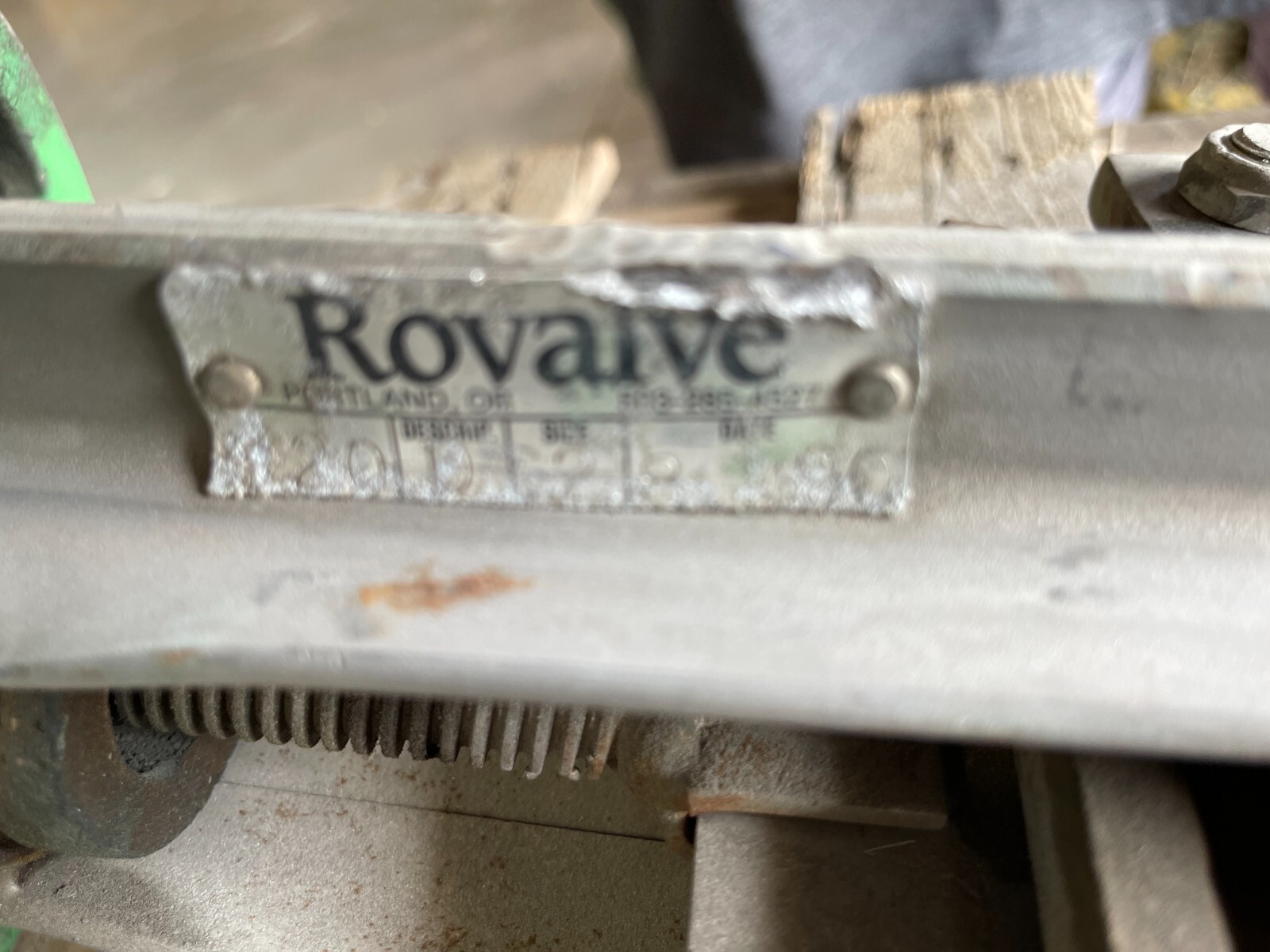 3" 150 KNIFE GATE ROVALVE 316 SS