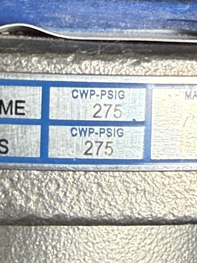 JAMESBURY 2" 150 RF BALL VALVE RP FIG # 2" 7150313600XTZ2 316 BODY