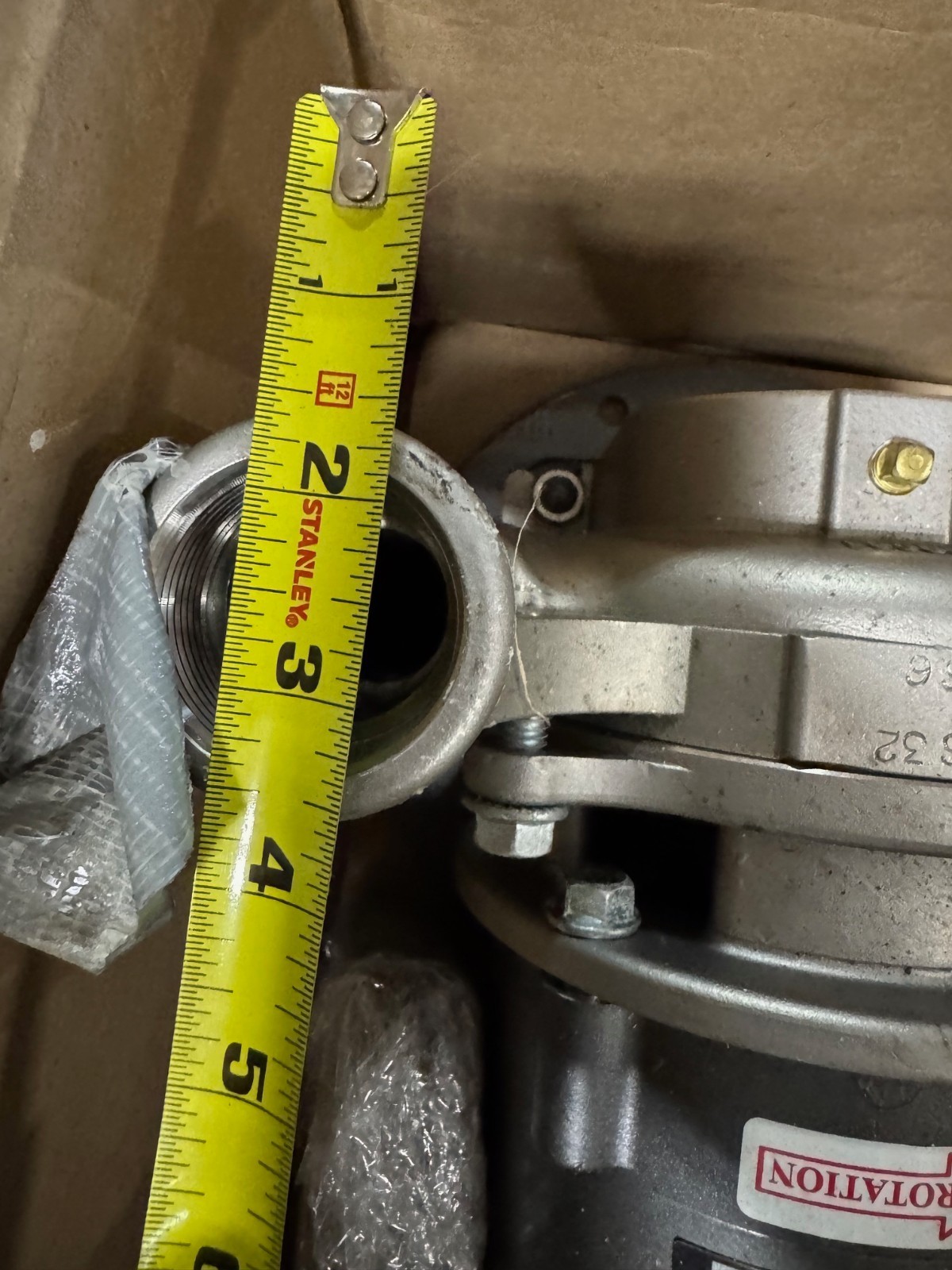 OAK SERVICES CONDENSATE PUMP VA18B MODEL AR662 X 4.25 11/2" THD SS BODY 1/2 HP