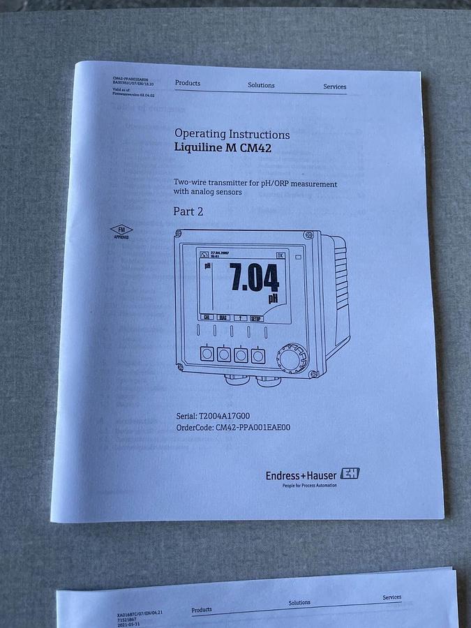 TRANSMITTER LIQUILINE M CM42-PPA001EAE00 Brand New in Box !