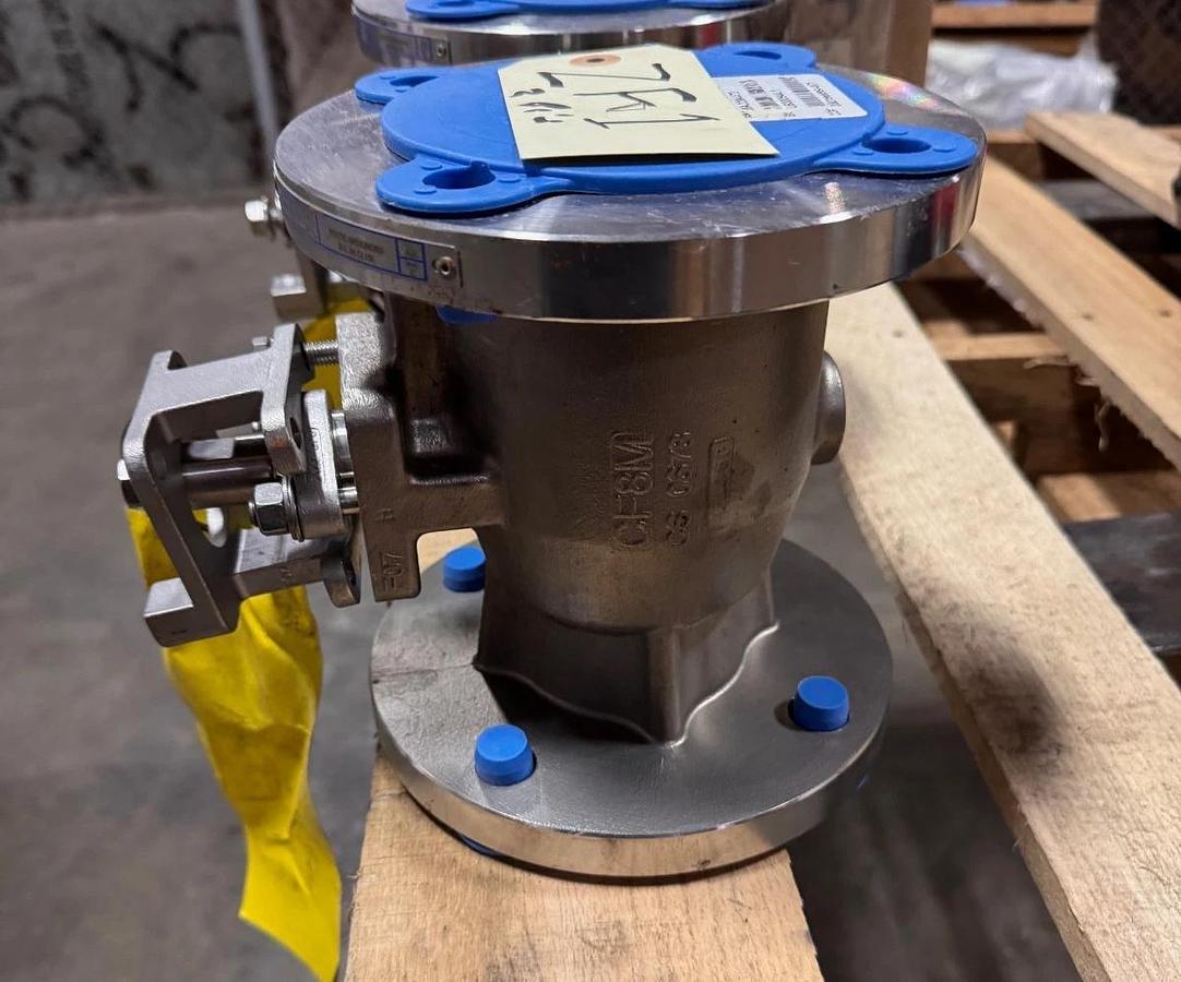 JAMESBURY 3" 150 FP BALL VALVE 316 SS MODEL 7150 HANDLE OP ZF1