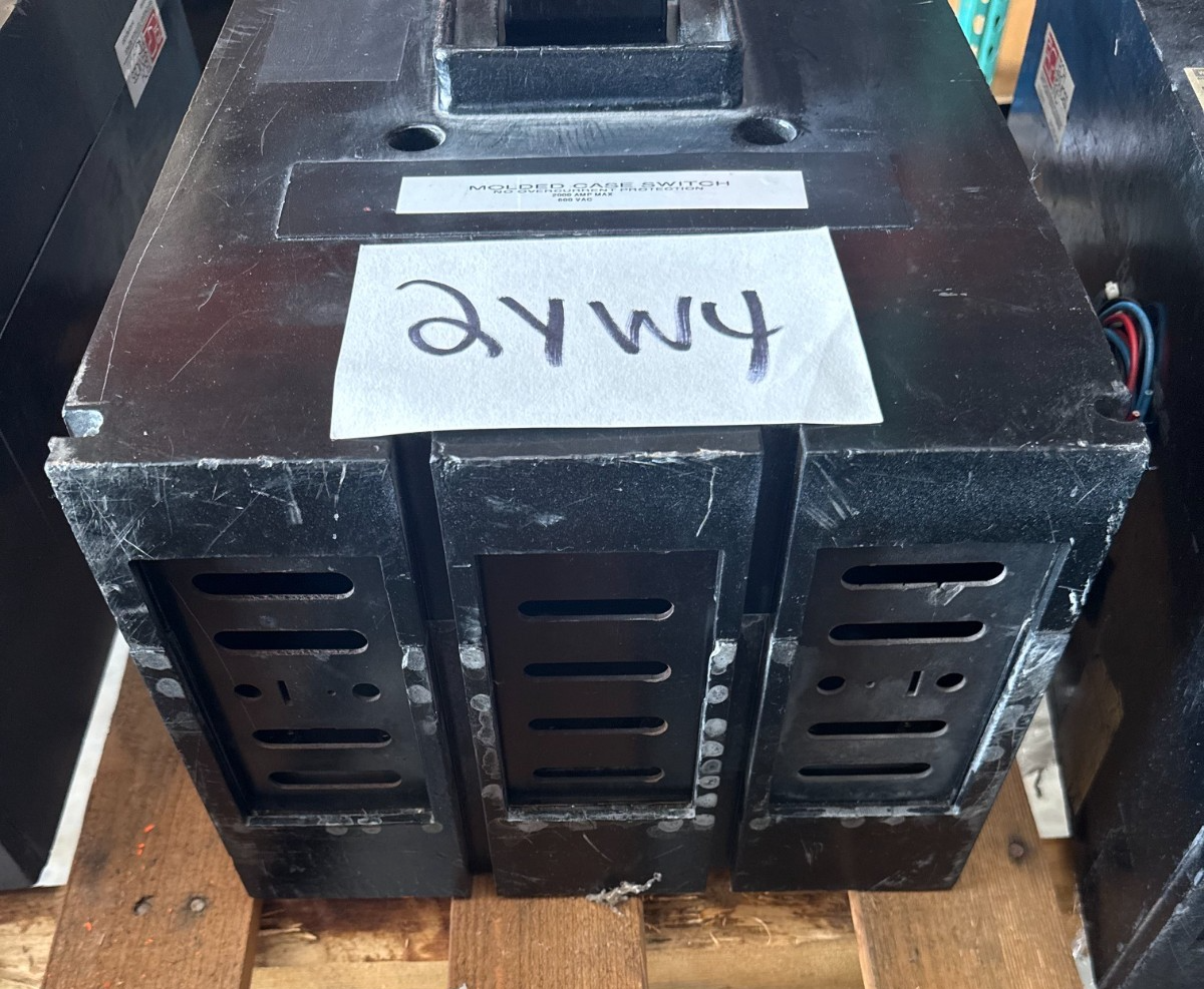 Refurbished Westinghouse 2500 AMP BREAKER PC32500F 2KA PC FRM 3P 600V 1600 A TRIP 2YW3 2YW4