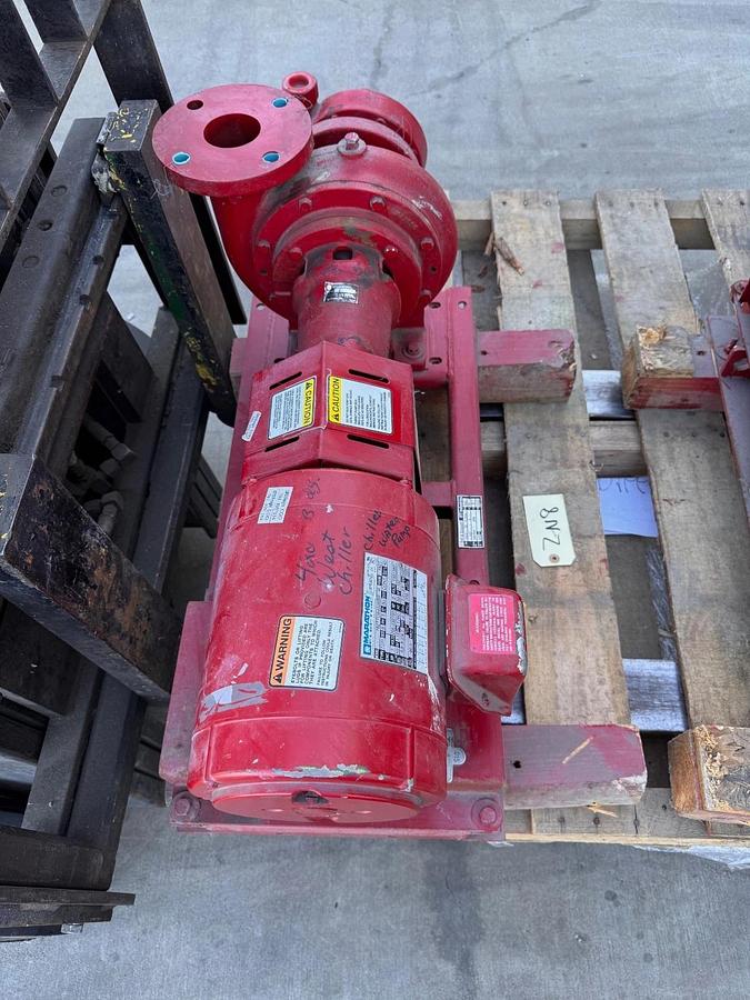 BELL & GOSSETT PUMP 21/2" X 3" X 6.625" IMPELLAR ZN6 8 1510 3 HP 203 GPM@85' 175