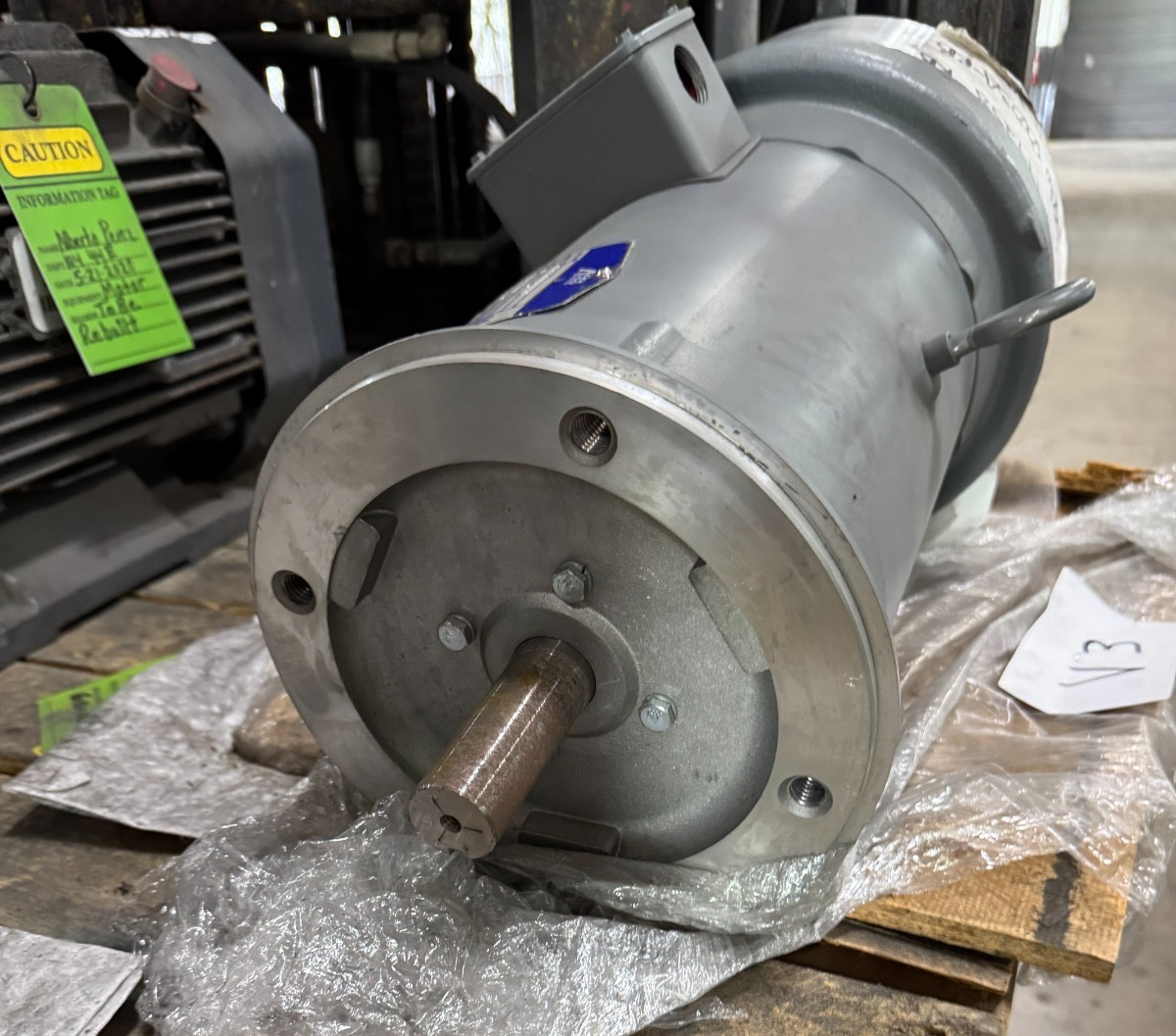 ACCO CRANE MOTOR V3 5 HP MODEL 36M198X515G1 1675 RPM 230/460 V 3 PH 13