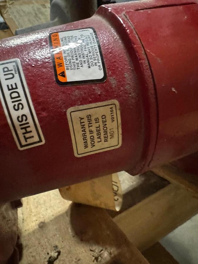 Bell & Gossett 2" X 2" X 7" CENTRIFUGAL PUMP VA17C F MODEL W72754 619-T 2x7