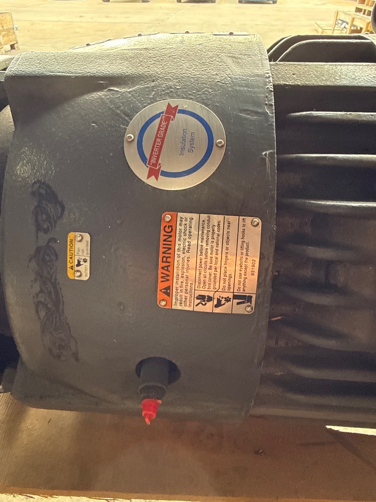 Refurbished US MOTORS INVERTER DUTY MOTOR 15 HP MODEL 20022517-100  2XY 1775 RPM INVERTER DU