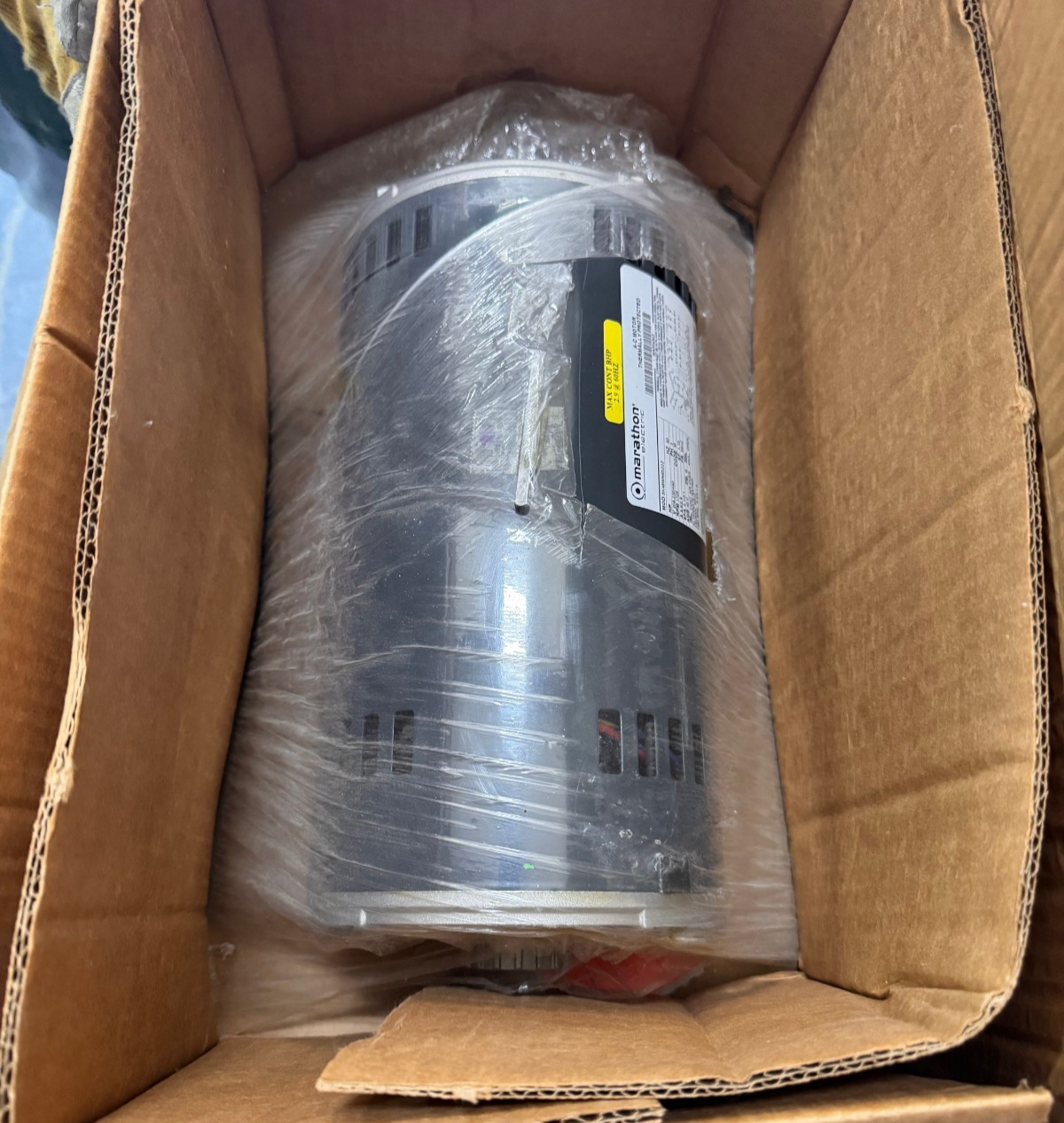 MARATHON Motor 1.5 HP MODEL HD58FE653  ZI1 1725 RPM 208-230/ 460 V 3 PH 5.6/2.8