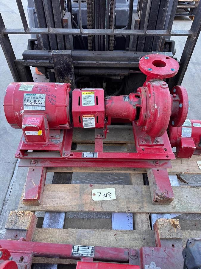 BELL & GOSSETT PUMP 21/2" X 3" X 6.625" IMPELLAR ZN6 8 1510 3 HP 203 GPM@85' 175