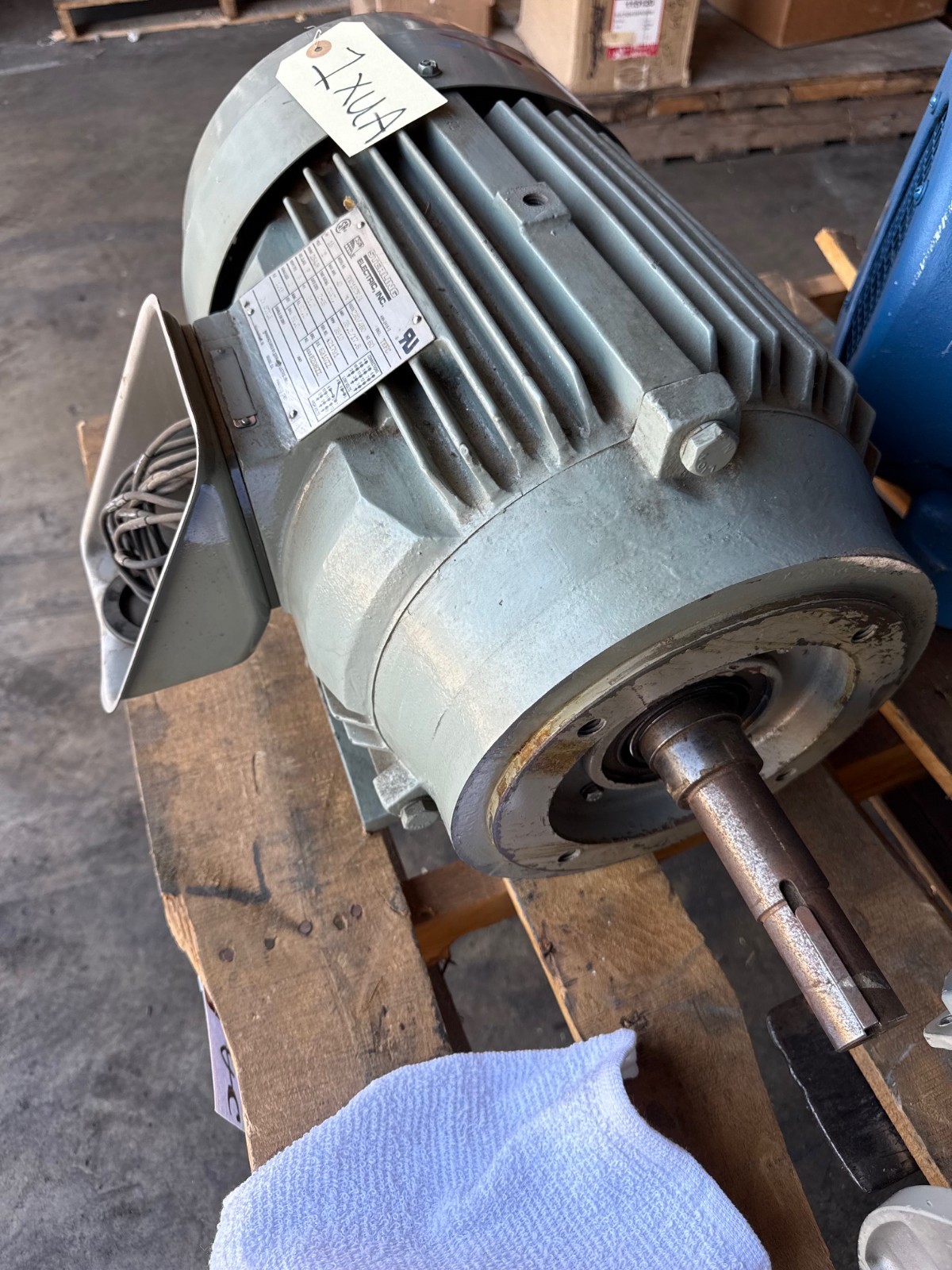 STERLING ELECTRIC MOTOR 15 HP MODEL EWO152FJA 1XUA 3510 RPM 230/460V 3 PH