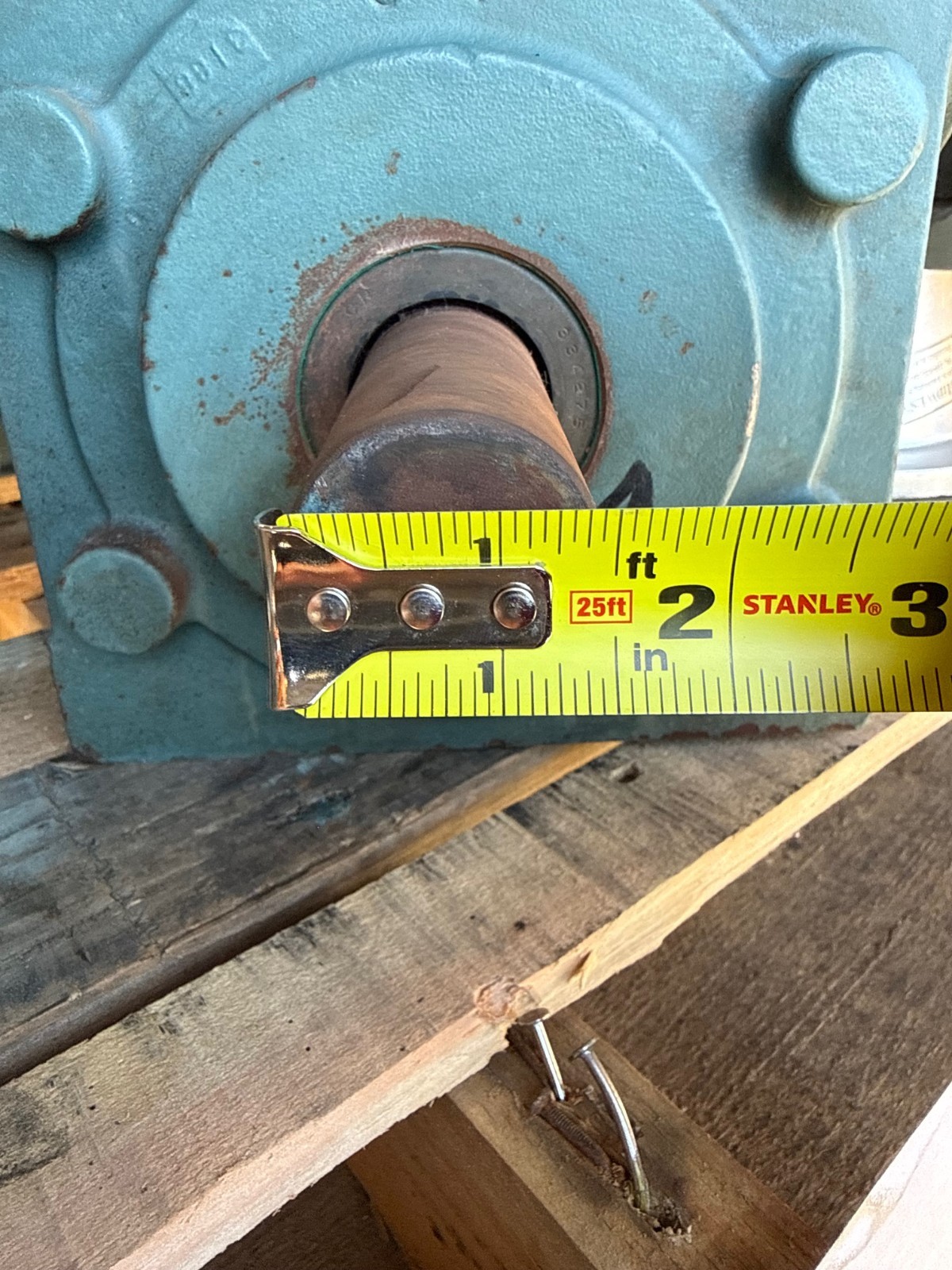 TIGEAR/2 BALDOR GEAR REDUCER 1XPA 1XPB MOD 35Q20R181750 RPM 20 TO 1 RATIO 5.96 H