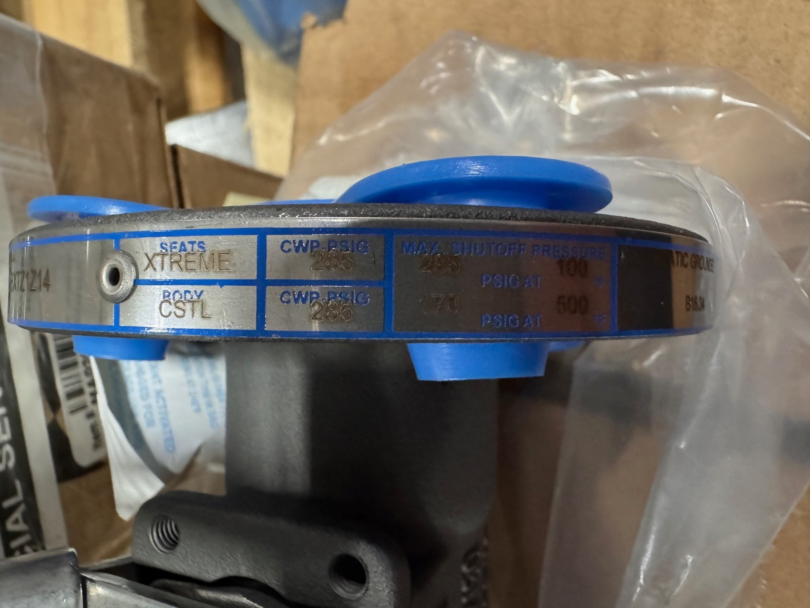 JAMESBURY 3/4" 150 FP BALL VALVE MODEL 7150 A105 X SS HANDLE OP ZF3
