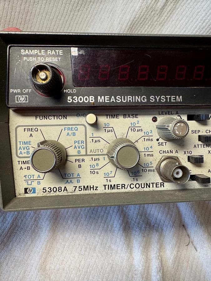 HEWLETT PACKARD AC9 5300B MEASURING SYSTEM TIMER COUNTER