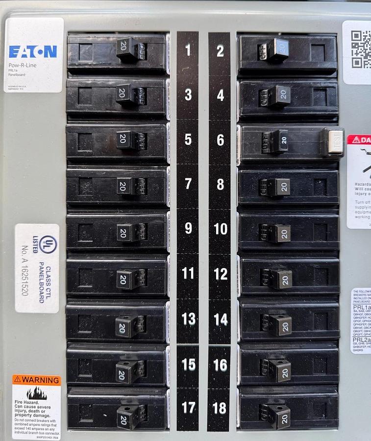 Appleton EXPLOSION PROOF BREAKER PANEL V64 ALPNC12C12M1 50 AMP 120/208V 3PL 3 P