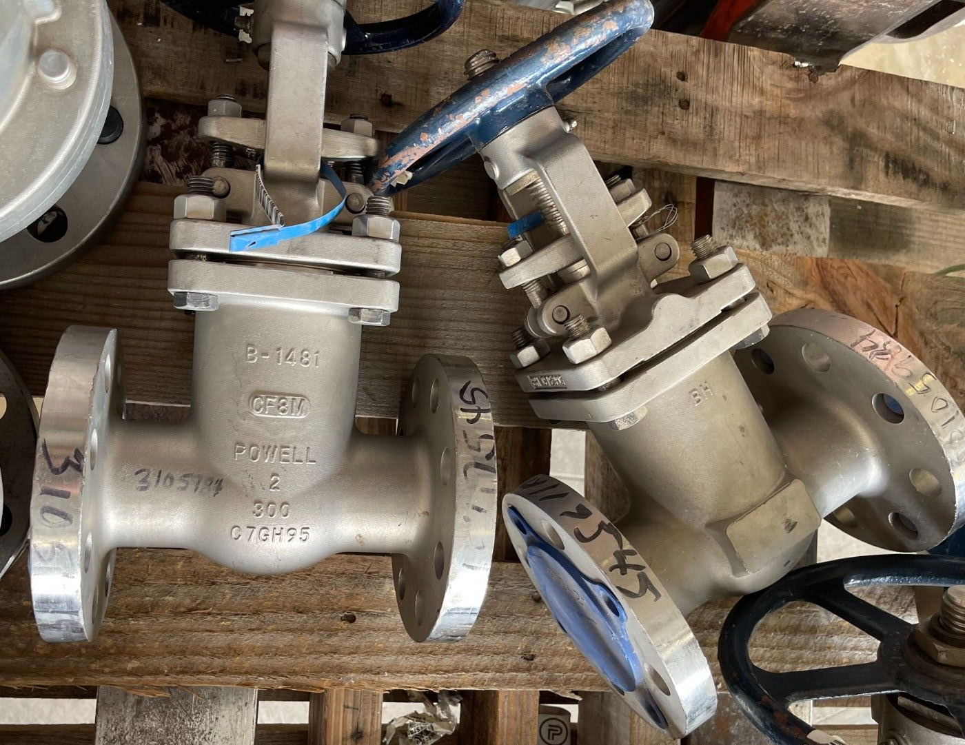 2" 300 RF GATE VALVE POWELL 2467FM0TXXX 316 SS