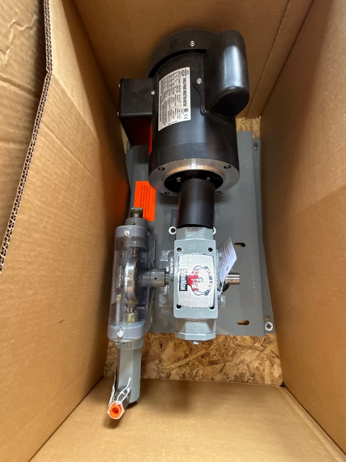 IRON MAN GEAR MOTOR W RELIEF VALVE 2XSA 2XSB MOD NH-T-821-50-D SP 50 TO 1 RATIO