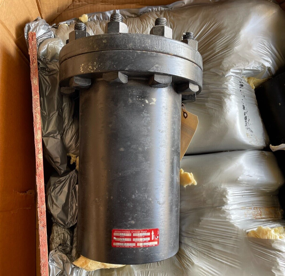 ARMSTRONG STEAM TRAP MODEL 315  1" NPT 180 PSI 650 MAX FLOW 1100 PSI MAX