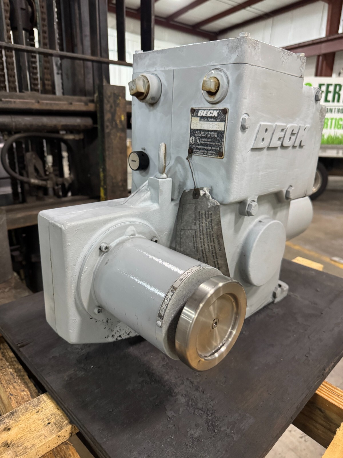 Beck Electric Actuator Model 11-089565-01-01 Q1 120V 1 PH 80 VA