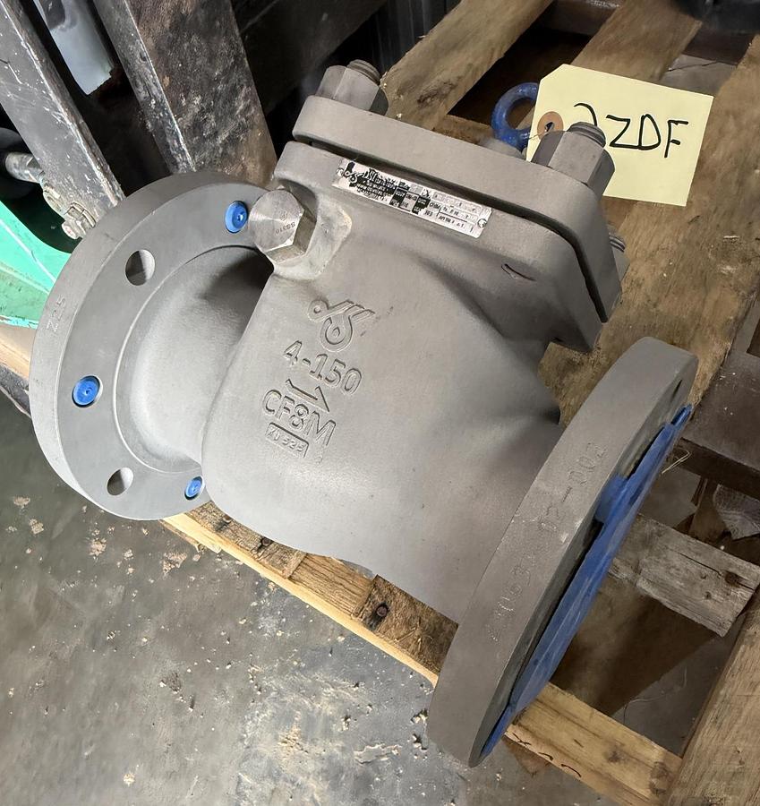 Refurbished DSI 4" 150 RF SWING CHECK VALVE 316 BODY 2ZDF FIG# 137-16-16HFS