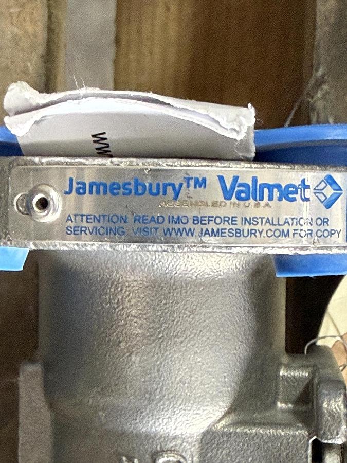 JAMESBURY 3/4" 150 RF BALL VALVE FP FIG # 3/4" 7150313600XTZ2 316 BODY